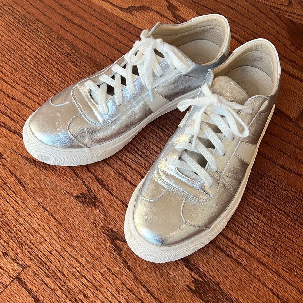 Silver sneaker